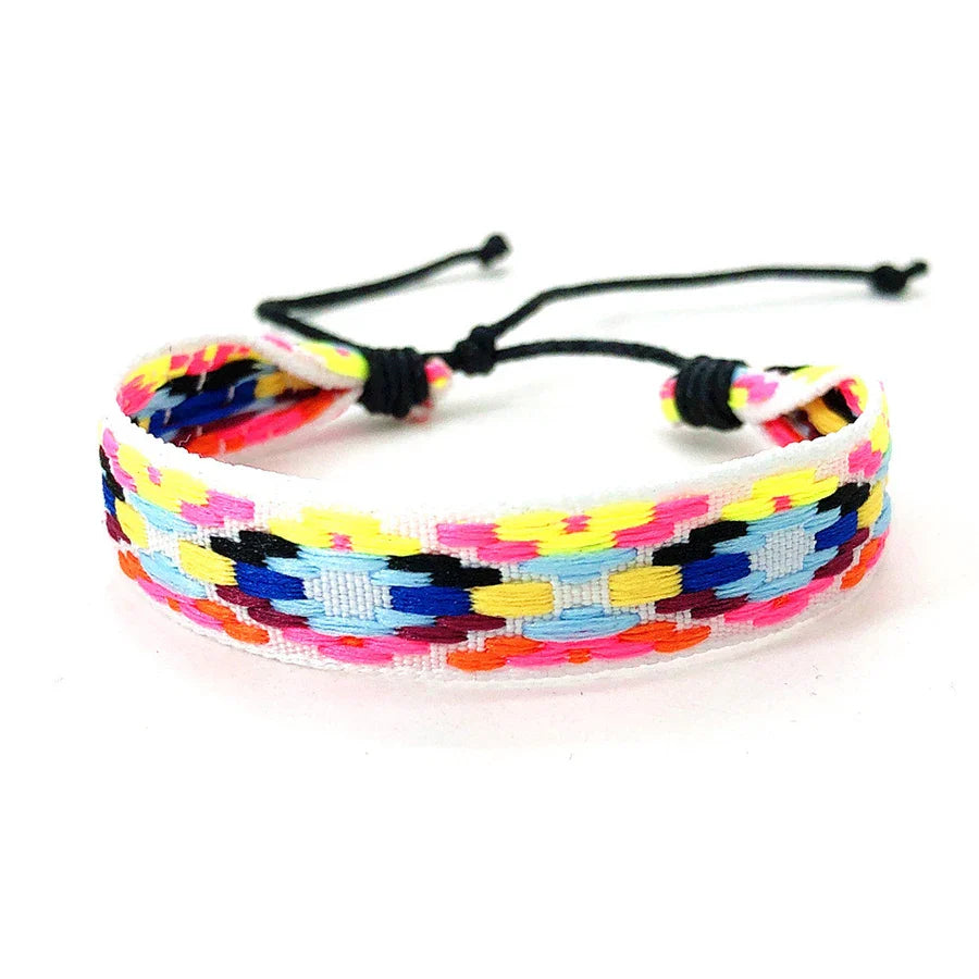 Pulsera brasileña unisex estilo vacaciones multicolor
