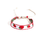 Pulsera Brasileña Estilo Verano roja