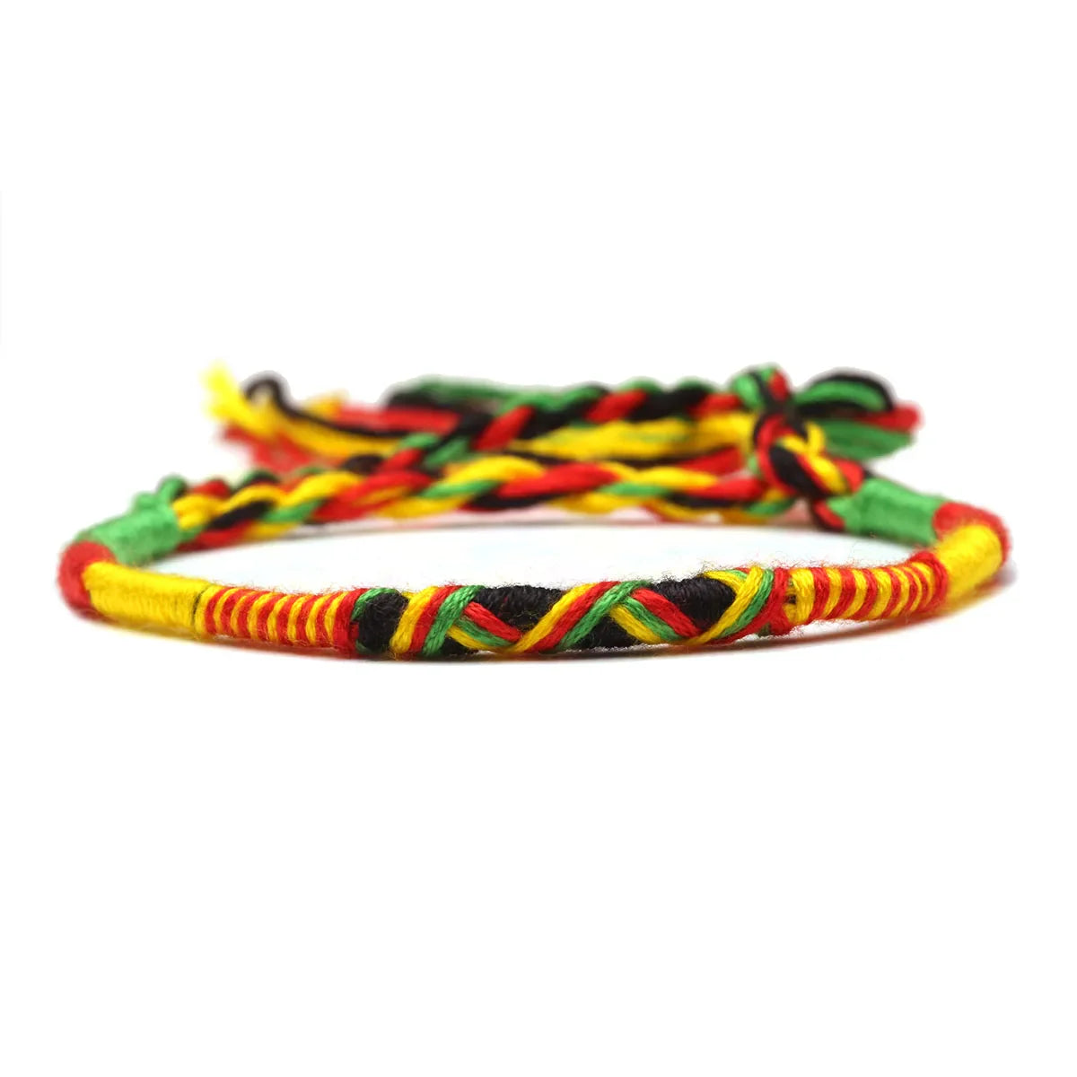Pulsera brasileña estilo hippie bohemio amarilla