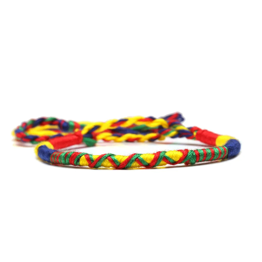 Pulsera brasileña estilo hippie bohemio multicolor