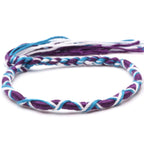 Pulsera brasileña estilo hippie bohemio morada