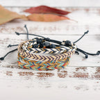 Pulsera brasileña trenzada azul