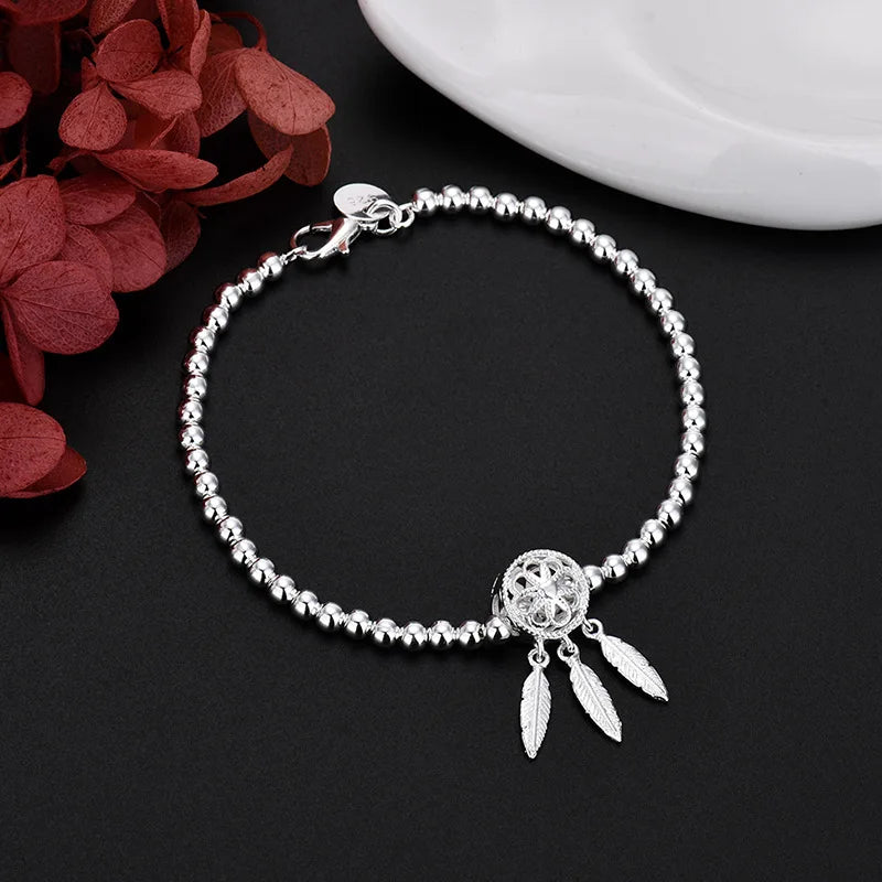 Pulsera Atrapasueños Mujer Plata 