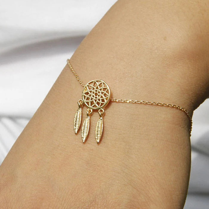 Pulsera Atrapasueños para Mujer oro