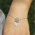 Pulsera Atrapasueños para Mujer plata