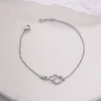 Pulsera Corazón Amor Infinito Plata para Mujer