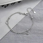 Pulsera Corazón de Plata para Mujer