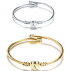 Pulsera corazón con inicial 