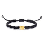Pulsera Corazón Inicial Oro 