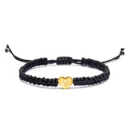 Pulsera Corazón Inicial Oro 