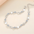 Pulsera corazones brillantes