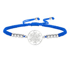 Pulsera Colorida Cubo de Metatrón azul