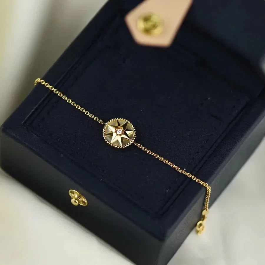 Pulsera Brújula Gourmette Rosa de los Vientos