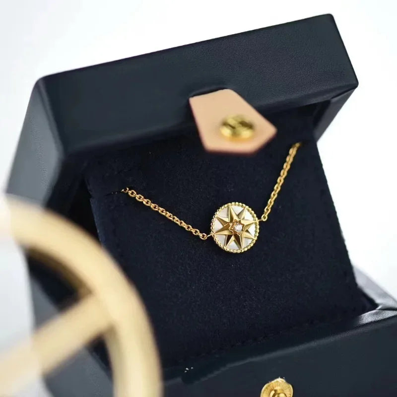 Pulsera Brújula Gourmette Rosa de los Vientos