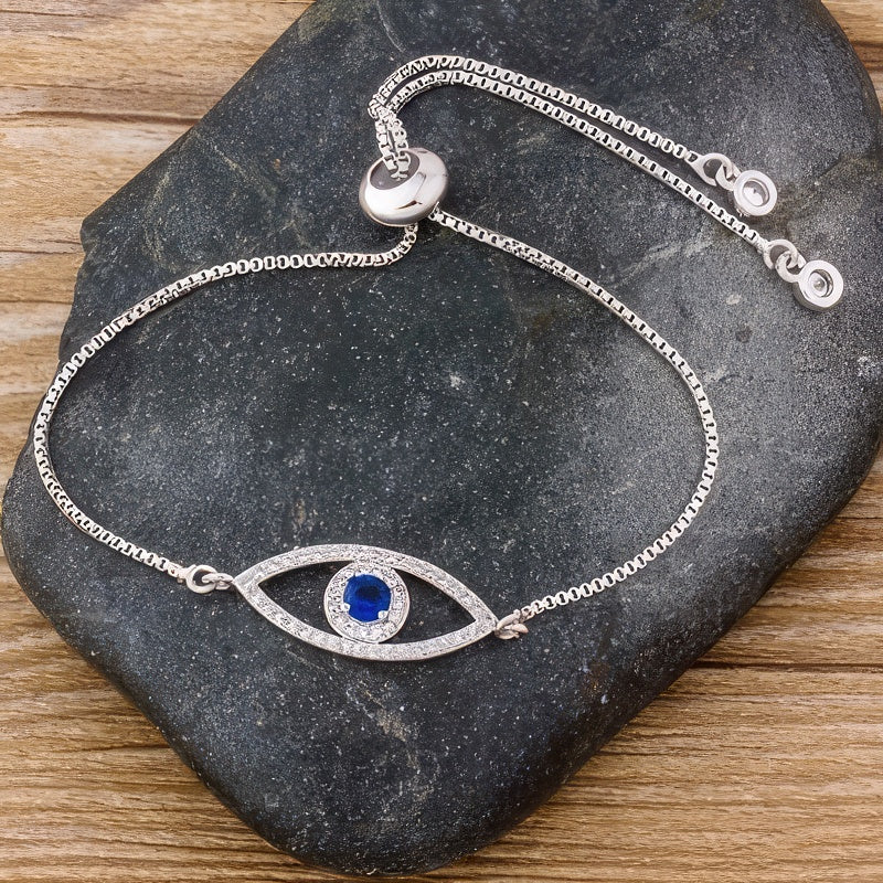 Pulsera Contra el Mal de Ojo Azul Griego Turco Matiasma Mataki 