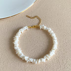 Pulsera de Concha de Nácar Blanco