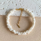 Pulsera de Concha de Nácar Blanco