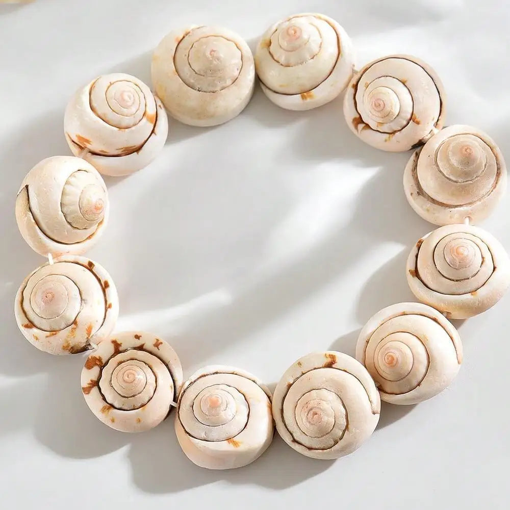 Pulsera de concha de caracol marino