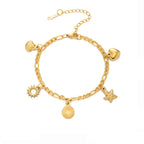 Pulsera de Conchas para Mujer oro