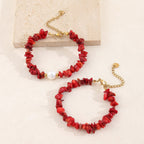 Pulsera Coral Rojo 