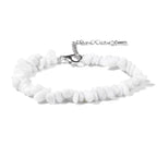 Pulsera de coral pequeños fragmentos blancos