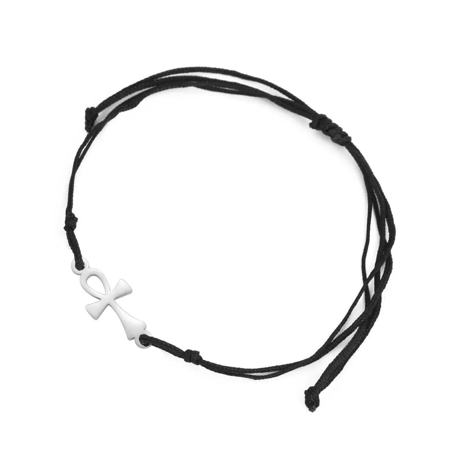 Pulsera Cruz de Ankh Egipto negro