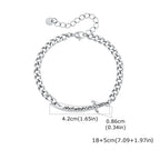 Pulsera cubana para hombre con espada Ali Zulfiqar árabe