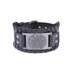Pulsera de Cuero Pentáculo Brujería Pulsera Wicca 5