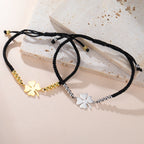 Pulsera de la amistad trébol de cuatro hojas