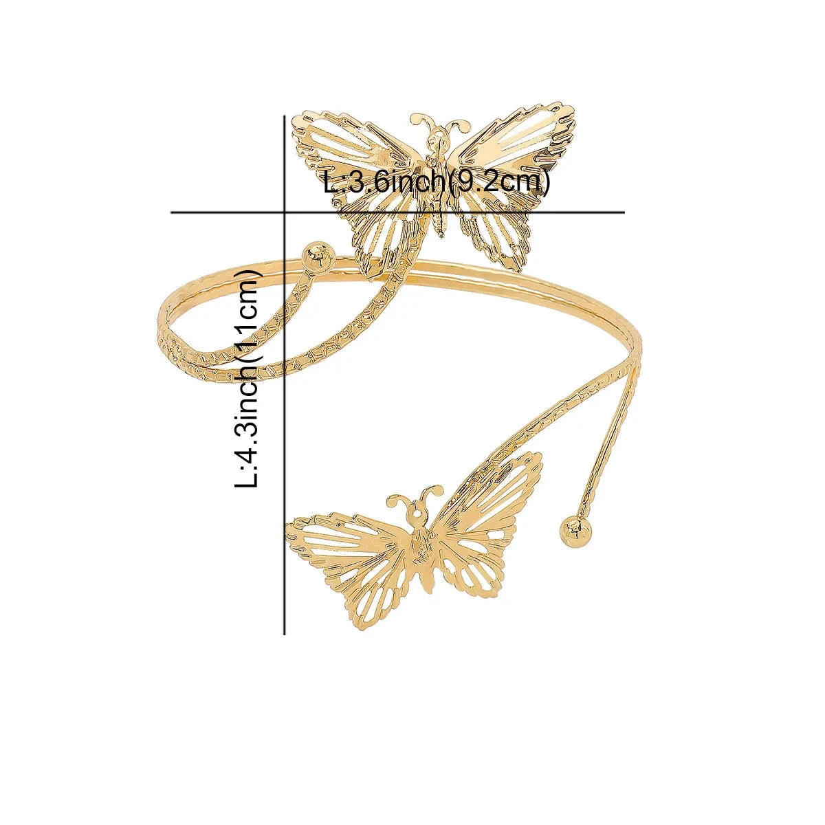 Brazalete Elegante - Joya para Bíceps y Adorno de Cadena para la Parte Superior del Brazo Mujer