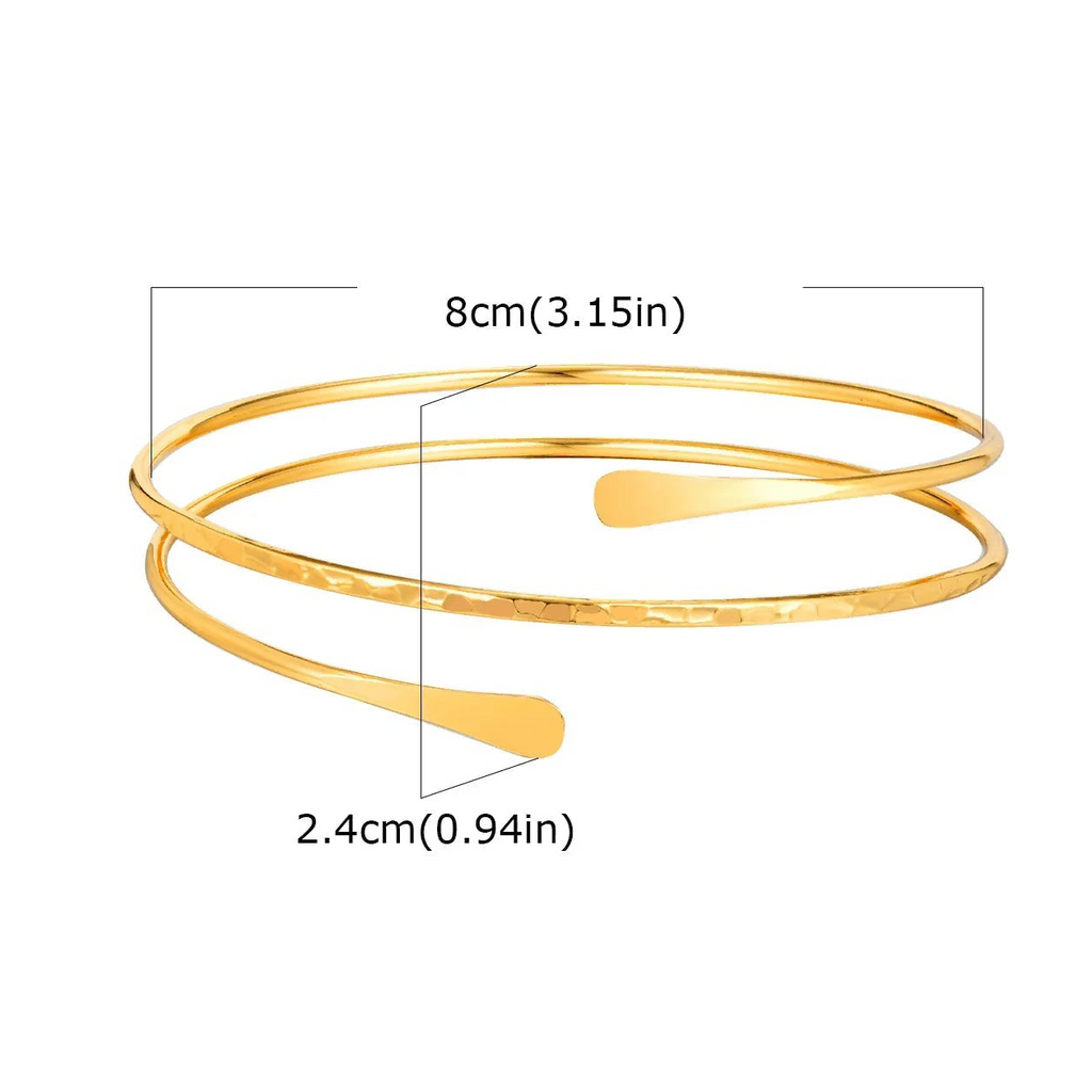 Pulsera de brazo para mujer - cadena fina para bíceps