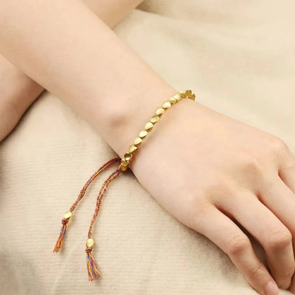 Pulsera de la Suerte Tibetano de Cobre 