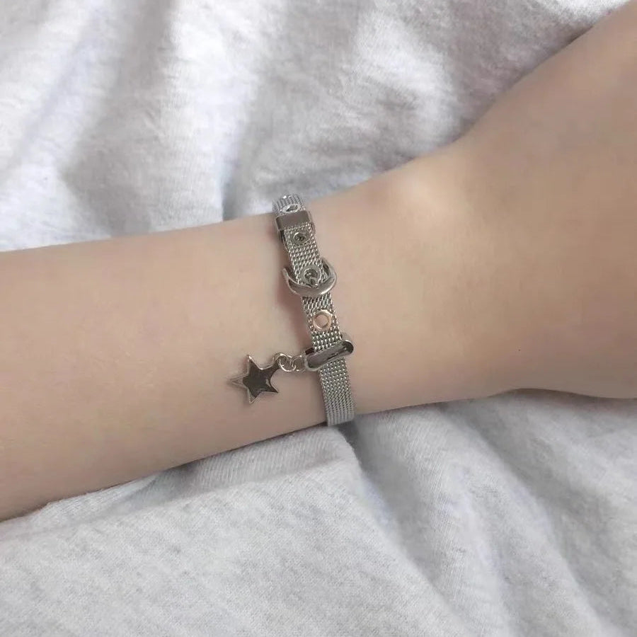 Pulsera de encanto con estrella de astrología