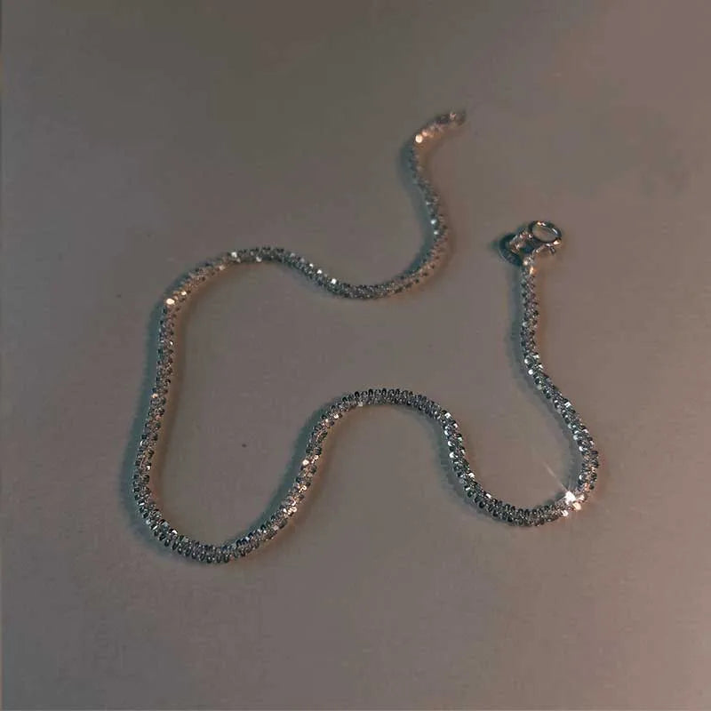 Pulsera de Tobillo Chic plata