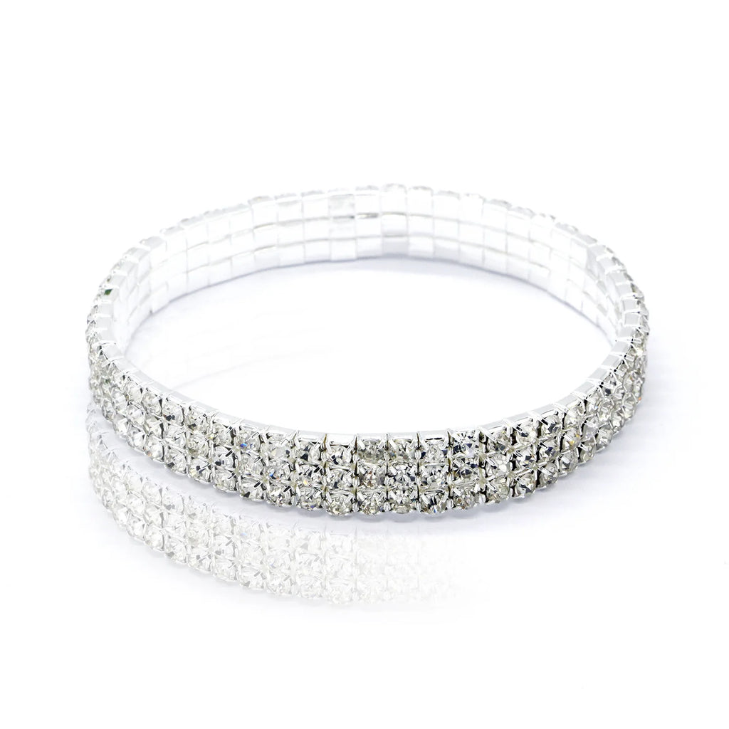 Tobillera de strass para mujer