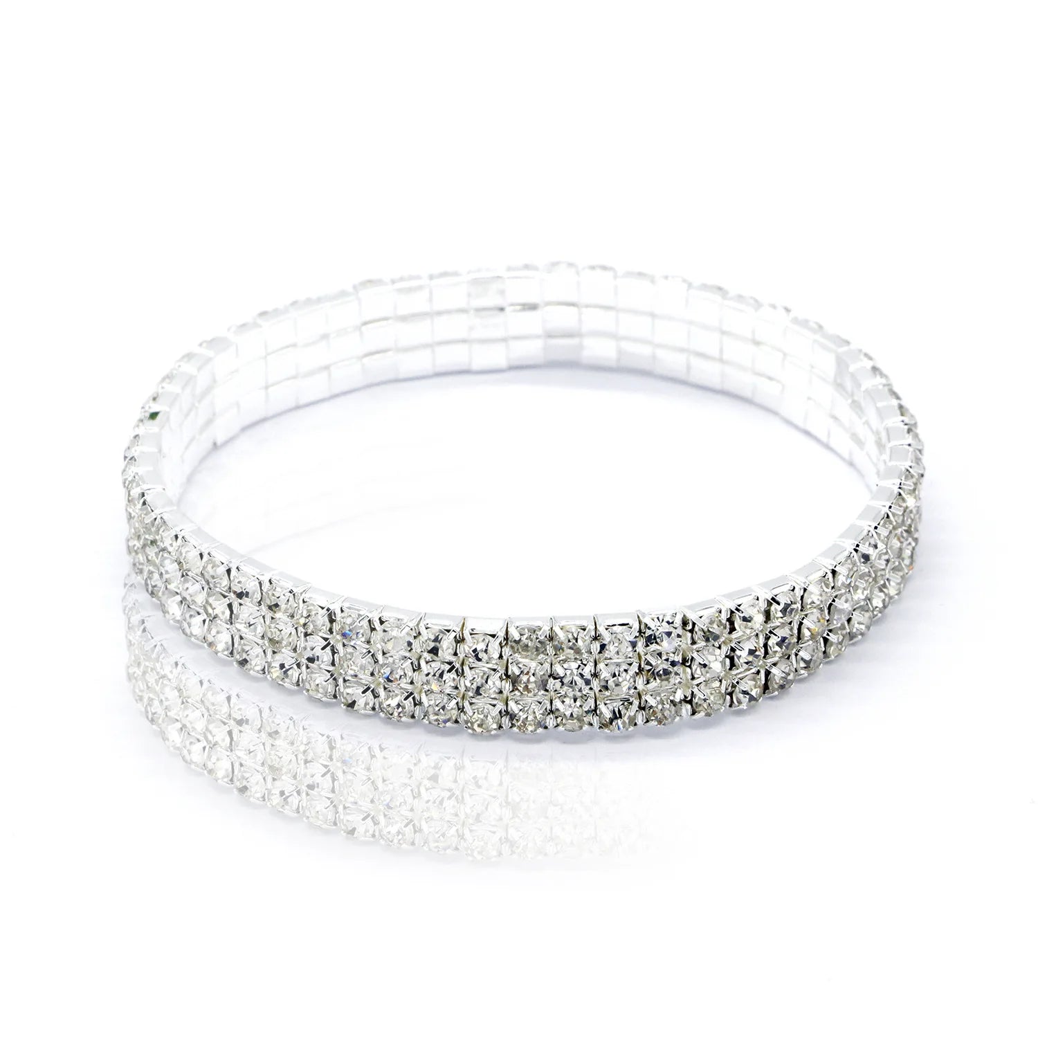 Tobillera de strass para mujer