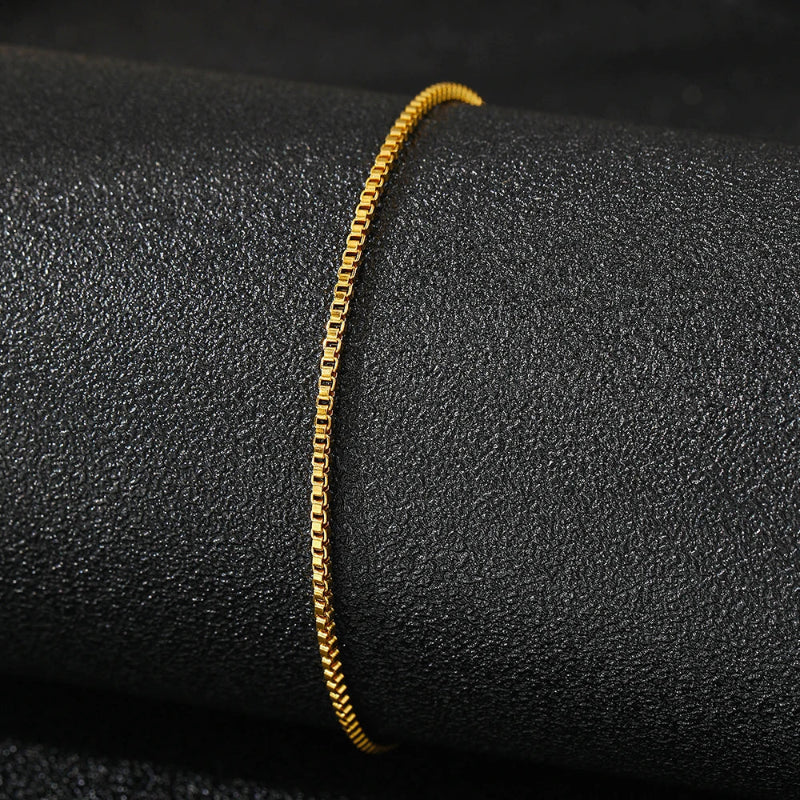 Pulsera de Tobillo Fina oro