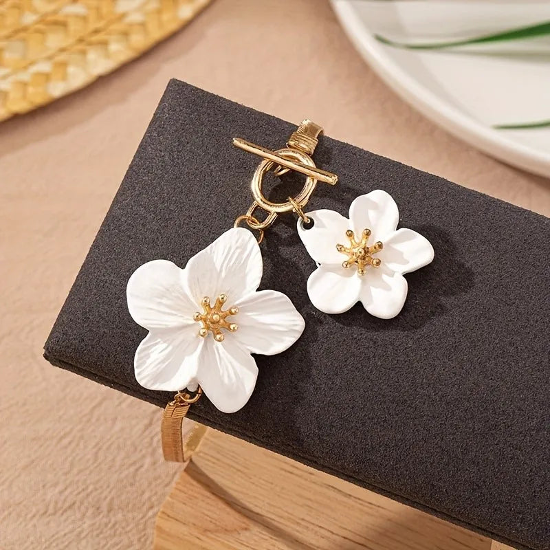 Tobillera de flor para mujer 