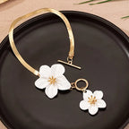 Tobillera de flor para mujer 