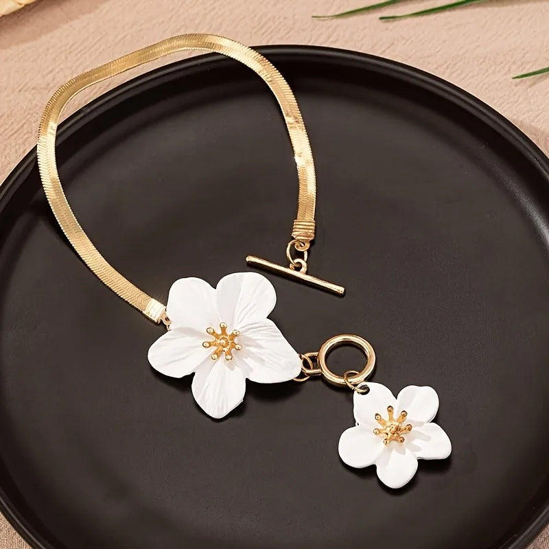 Tobillera de flor para mujer 