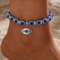 Pulsera de Tobillo Ojo Azul Mujer