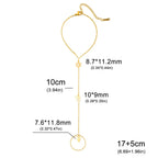 Pulsera de mano y dedo con colgantes de protección judíos Chai, <span data-glossary-id="etoile-de-david">estrella de David</span> y mano de Fátima <span data-glossary-id="etoile">estrella</span> oro