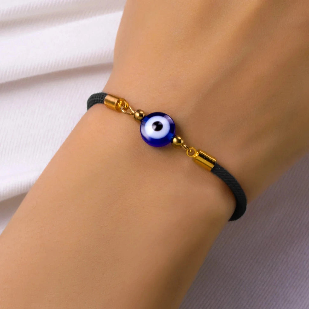 Pulsera de Protección Contra el Mal de Ojo negro 1