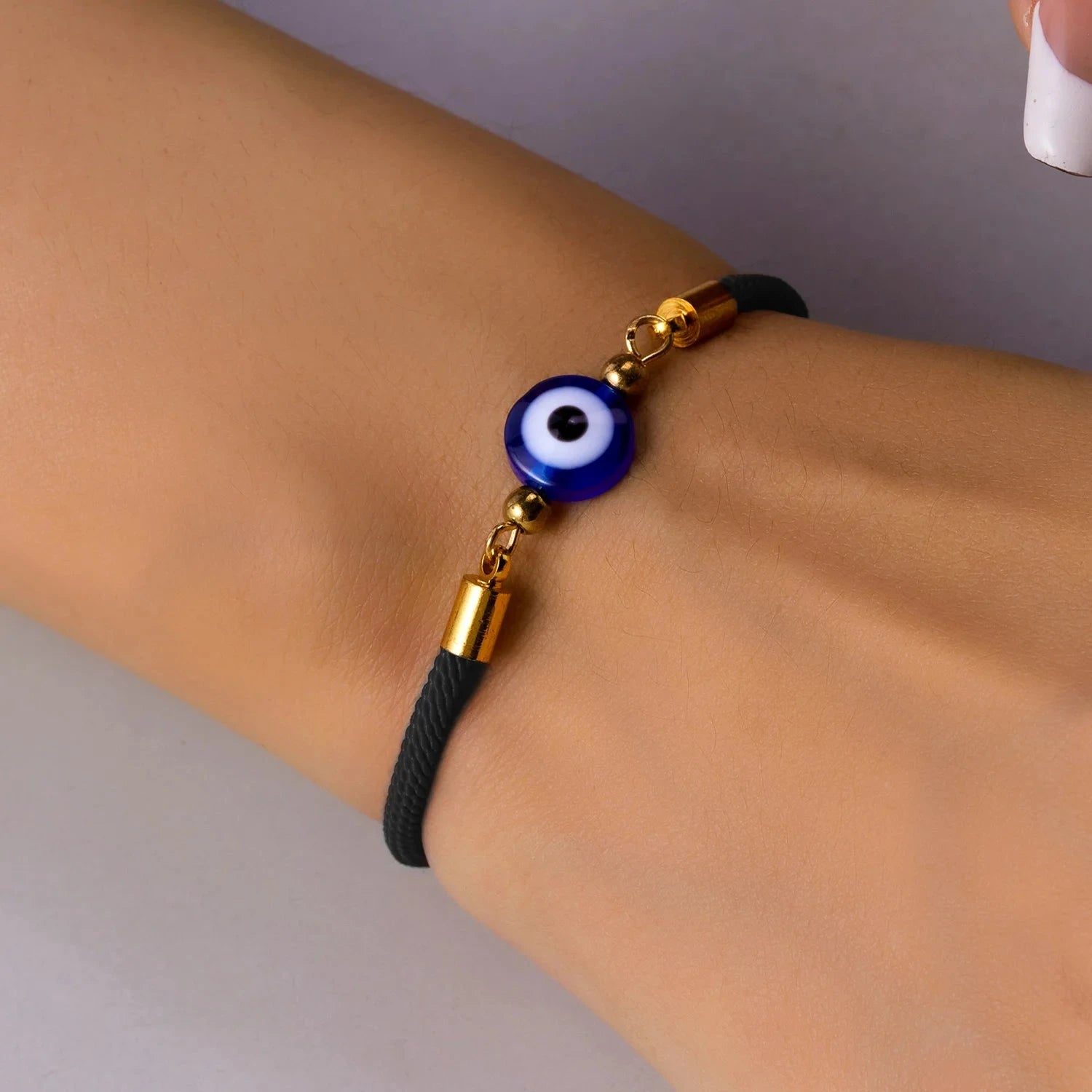 Pulsera de Protección Contra el Mal de Ojo Negro 1