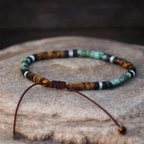 Pulsera de Protección con Piedras Naturales Ojo de Tigre