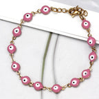 Pulsera de Protección Contra el Mal de Ojo para Hombre o Mujer rosa