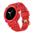 Pulsera de Protección Sólida Smartwatch Google Pixel Watch 1 & 2 roja