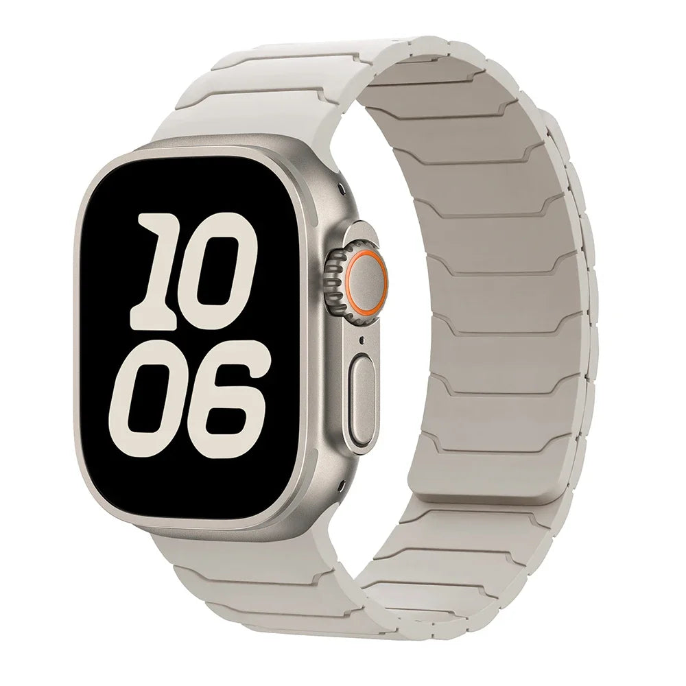 Pulsera de reemplazo magnética para Apple Watch blanca