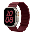 Pulsera de reemplazo magnética para Apple Watch roja