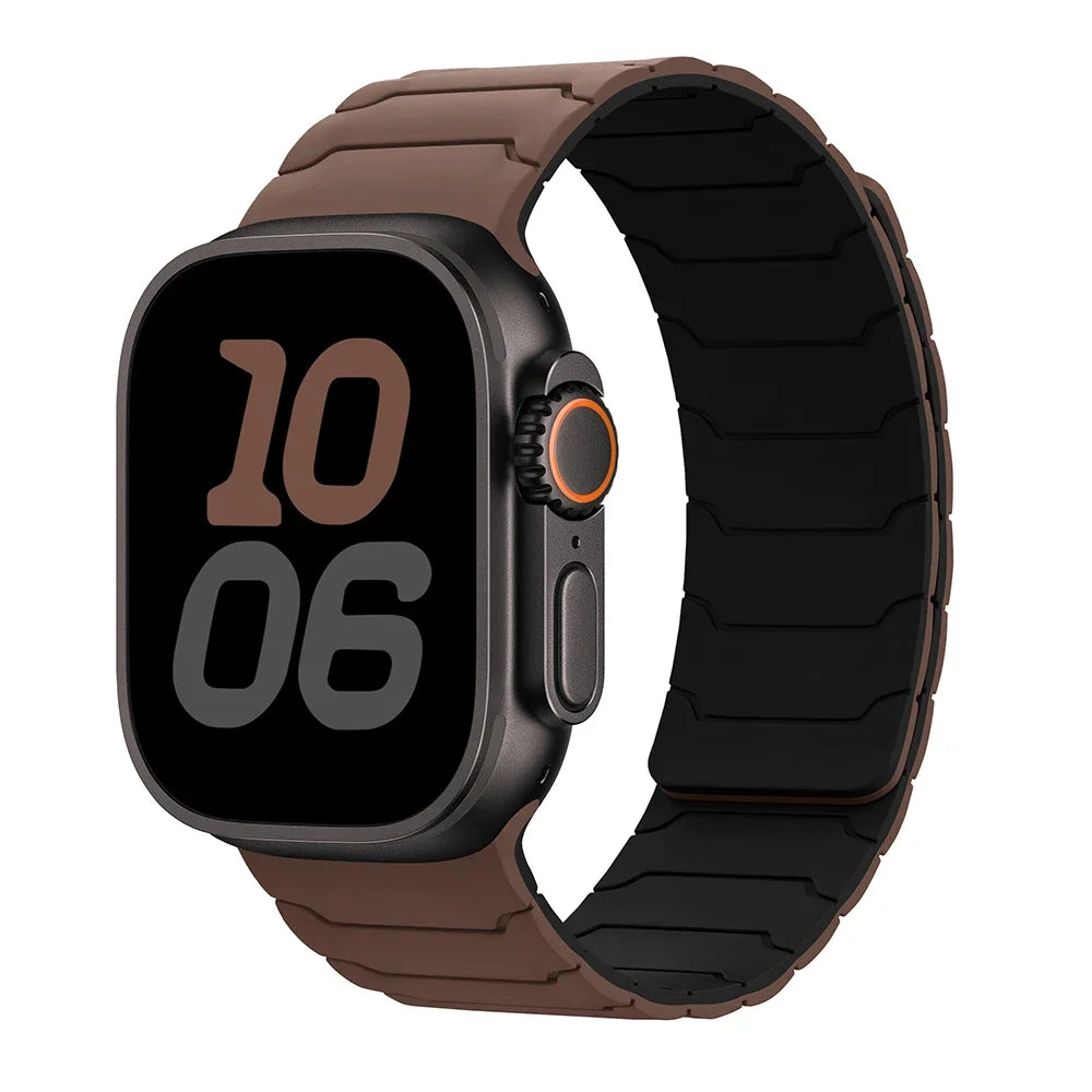 Pulsera de reemplazo magnética para Apple Watch marrón
